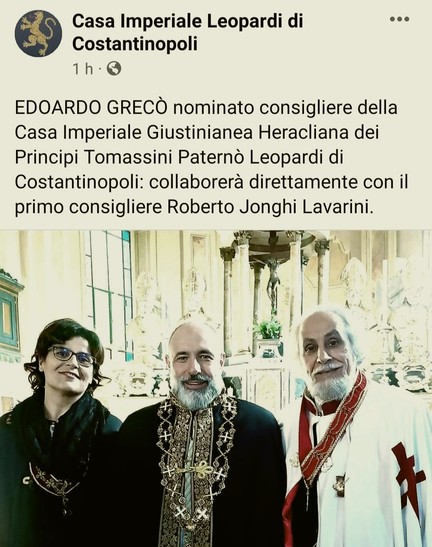 Nomina Ezra - Aristograzia Europea Edoardo Greco